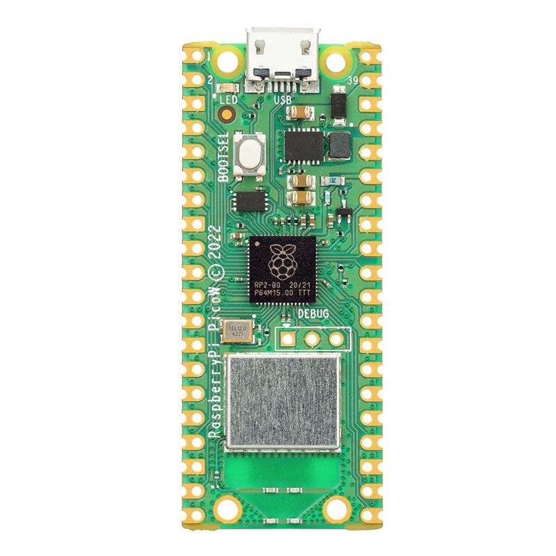 Carte Raspberry Pi Pico W vue de face